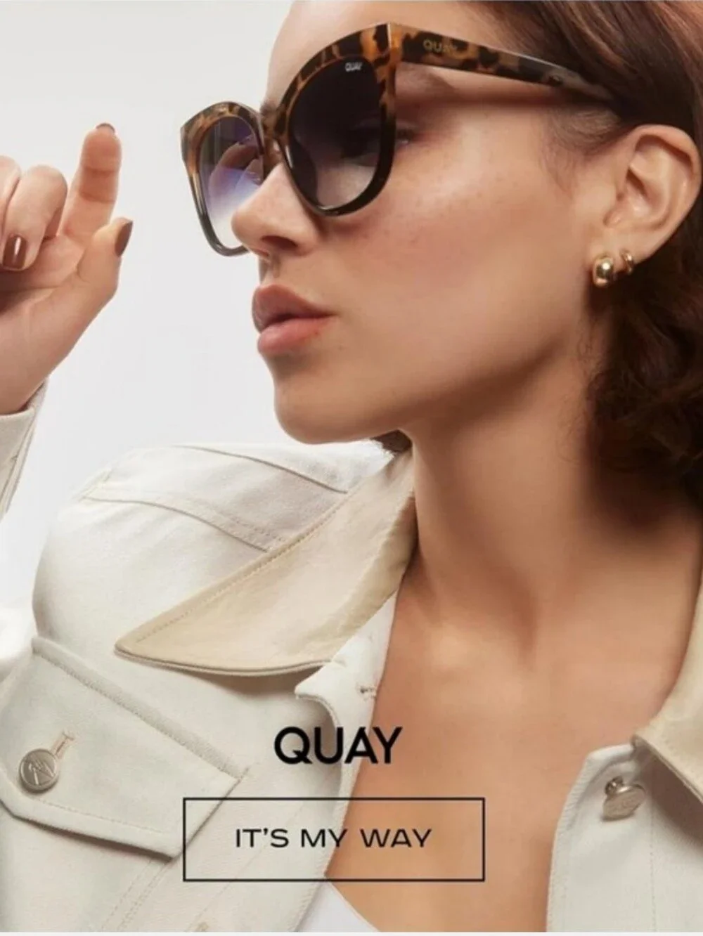 Quay Australia Tortoiseshell Cat Eye  QUAY Its My Way Sunglasses